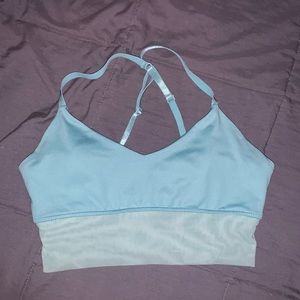 Forever 21 light blue sports bra